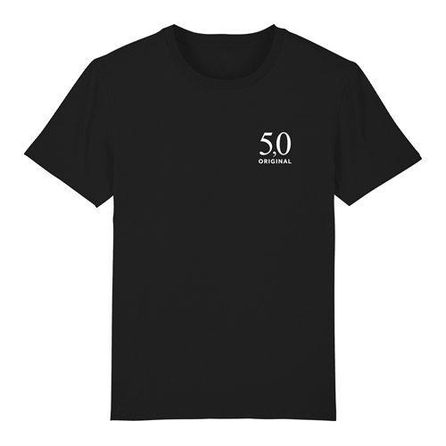 5,0 ORIGINAL T-Shirt, Unisex, Logo weiß