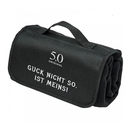 5,0 Logo Picknickdecke wei�