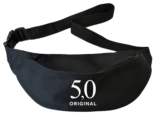 5,0 ORIGINAL Bauchtasche, Logo wei�