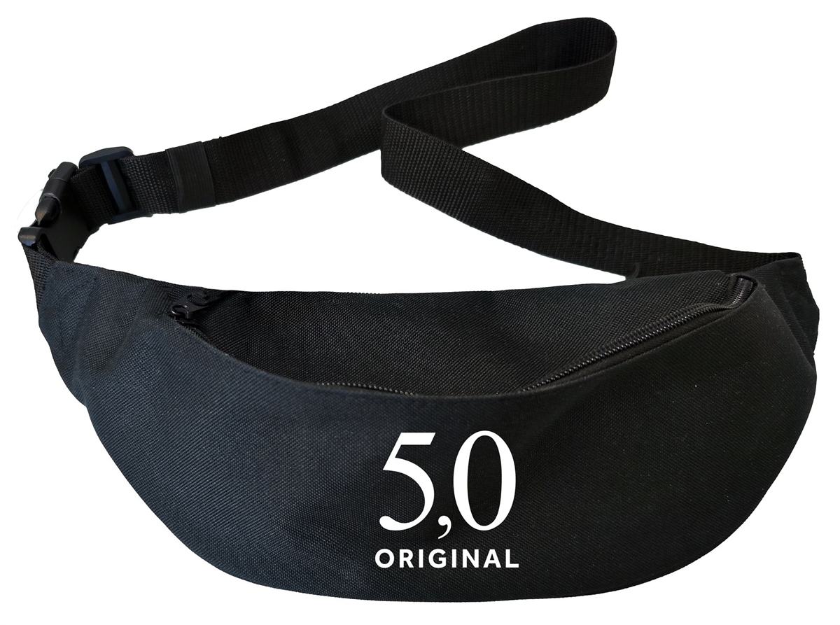 5,0 ORIGINAL Bauchtasche, Logo wei�